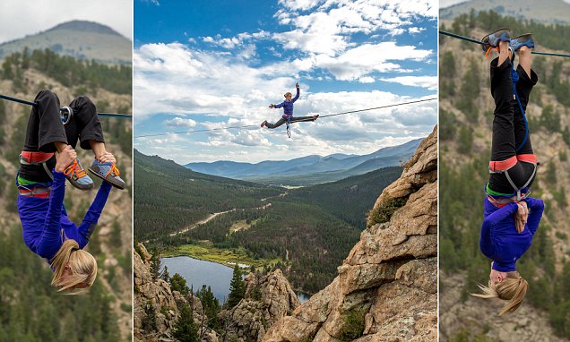 Anda Berani Menirunya? Akrobat di Ketinggian 200 Meter